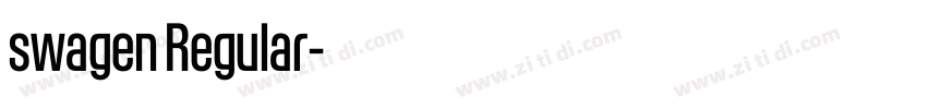 swagen Regular字体转换 swagen Regular字体转换